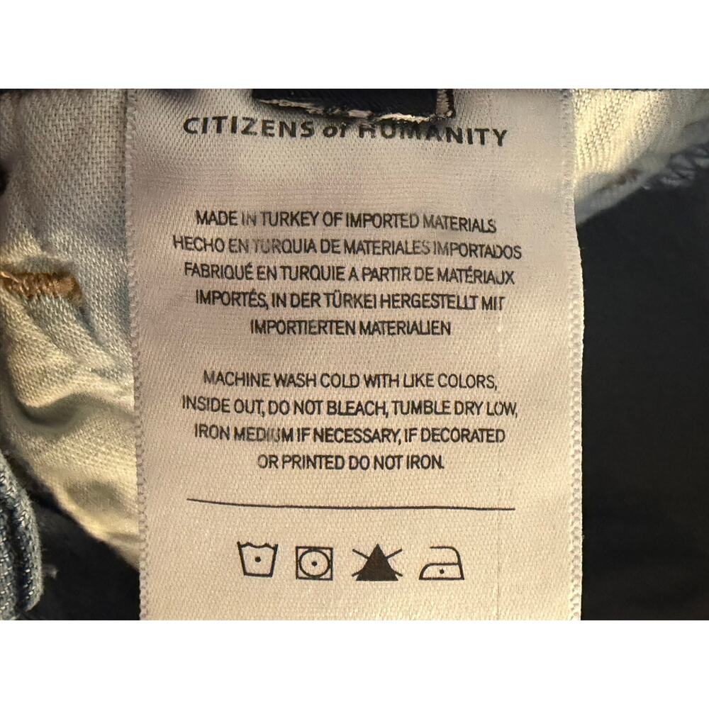 Citizens of Humanity Sloane Slim Straight Jeans Size 25 Premium Vintage Medium - Picture 9 of 13